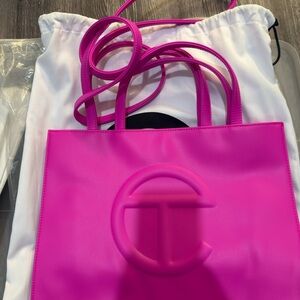 Telfar Hot Pink Tote Bag